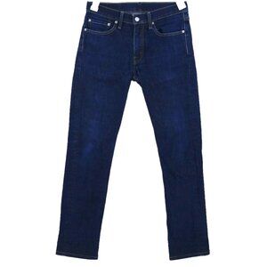 Levi's 511 Men's Blue Denim Dark Wash Slim Fit Leg Jeans Size 31 x 32